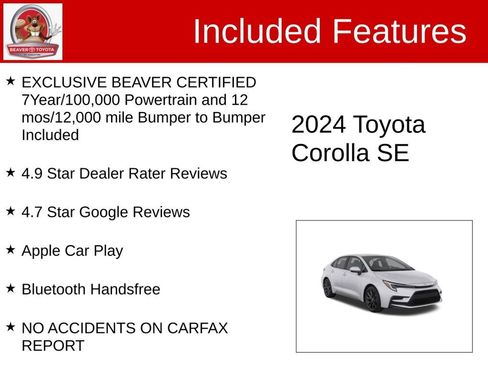 Used 2024 Toyota Corolla SE FWD image 4