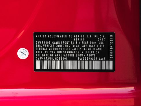 Used 2018 Volkswagen GTI SE w/ SE Leather Package image 59