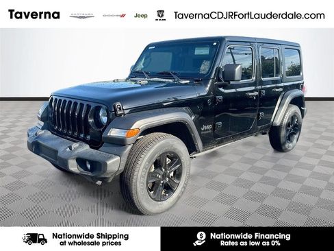 Certified 2022 Jeep Wrangler Unlimited Sport AWD/4WD image 1