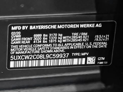 Used 2020 BMW X7 xDrive40i w/ Premium Package AWD/4WD image 66