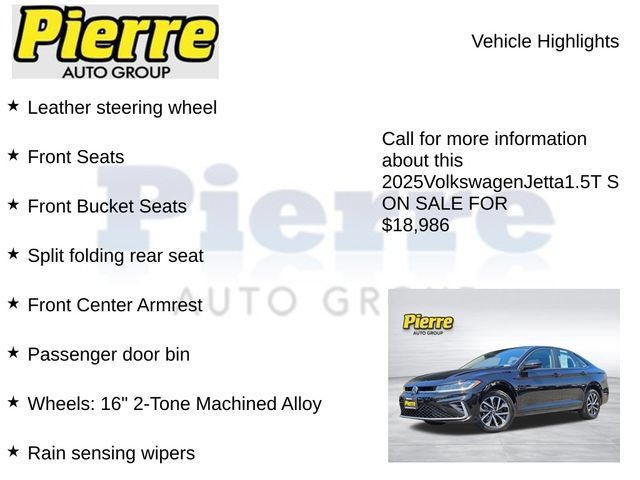 Used 2025 Volkswagen Jetta S FWD image 22
