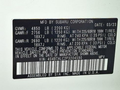 Used 2023 Subaru Outback Onyx Edition image 28