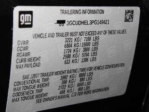 Used 2023 Chevrolet Silverado 1500 ZR2 w/ Technology Package image 83