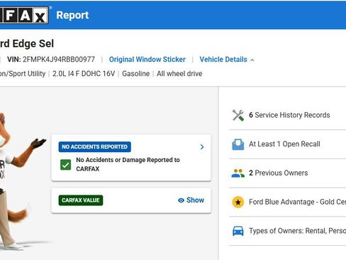 Certified 2024 Ford Edge SEL AWD/4WD image 3