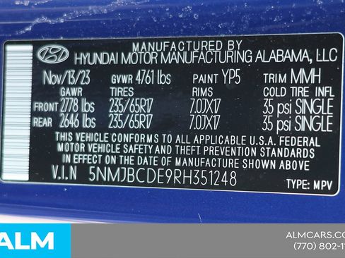 Used 2024 Hyundai Tucson SEL AWD/4WD image 44