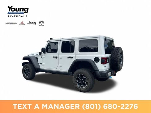 Used 2022 Jeep Wrangler Unlimited Rubicon 4xe w/ Cold Weather Group AWD/4WD image 3