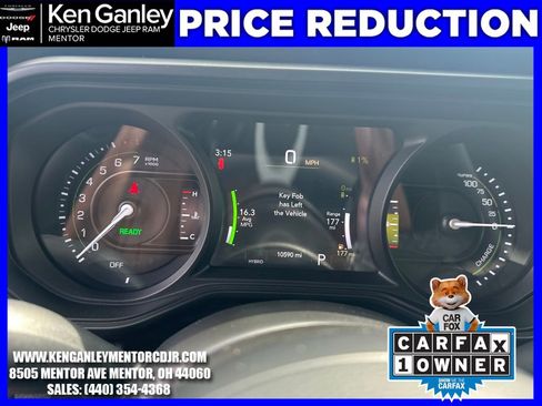 Certified 2025 Jeep Wrangler Unlimited Rubicon 4xe w/ Safety Group AWD/4WD image 16