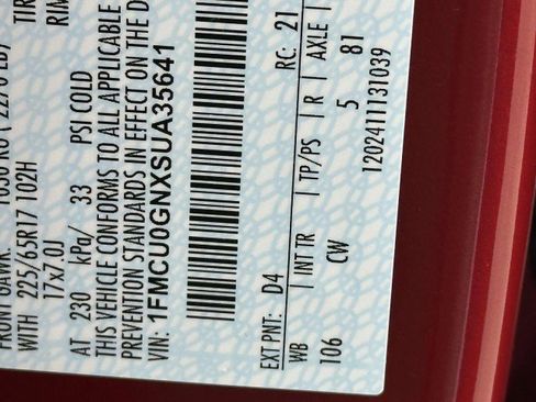 New 2025 Ford Escape ST-Line w/ Tech Pack #1 image 43