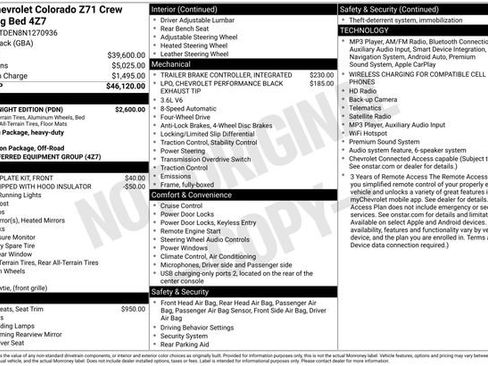 Used 2022 Chevrolet Colorado Z71 w/ Z71 Midnight Edition AWD/4WD image 5