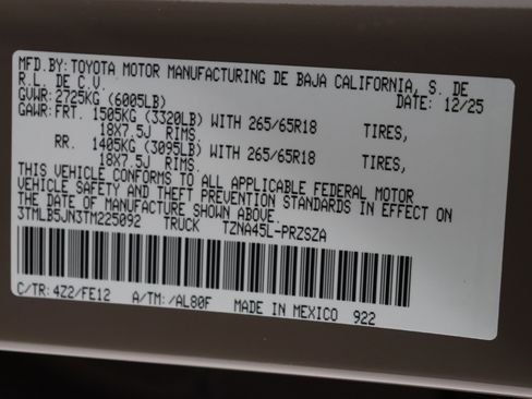 Used 2026 Toyota Tacoma TRD Sport image 43