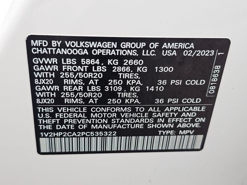 Used 2023 Volkswagen Atlas SE AWD/4WD image 63
