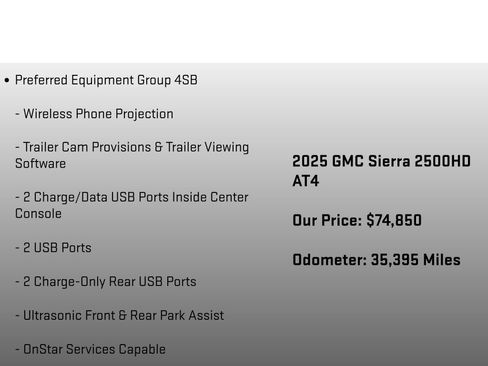 Used 2025 GMC Sierra 2500 AT4 AWD/4WD image 24
