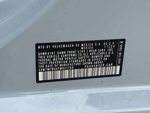 New 2026 Volkswagen Jetta SE image 16