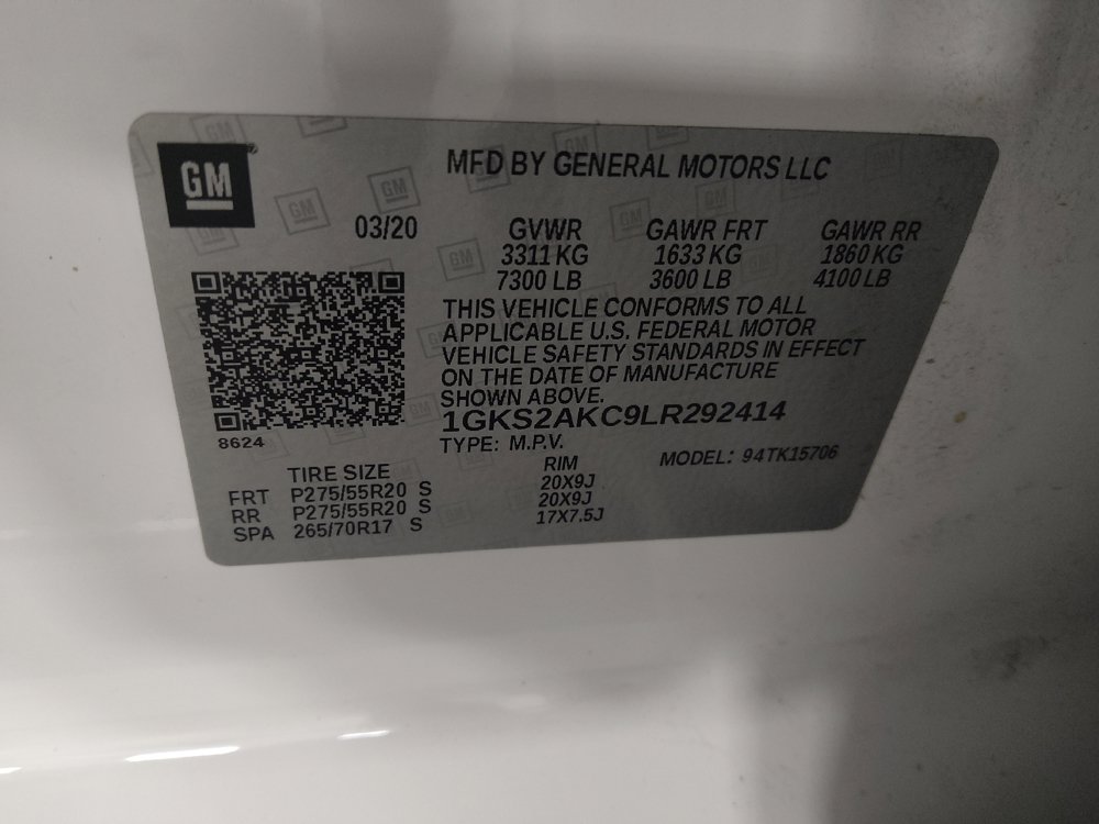 Used 2020 GMC Yukon SLE w/ SLE Value Package AWD/4WD image 33