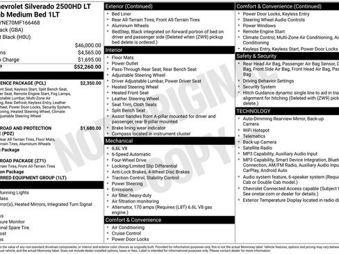 Used 2021 Chevrolet Silverado 2500 LT w/ Convenience Package AWD/4WD image 3