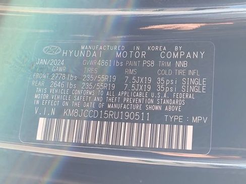 Used 2024 Hyundai Tucson SEL AWD/4WD image 16