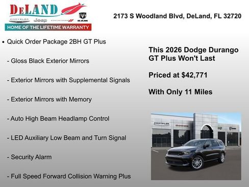 New 2026 Dodge Durango GT image 18