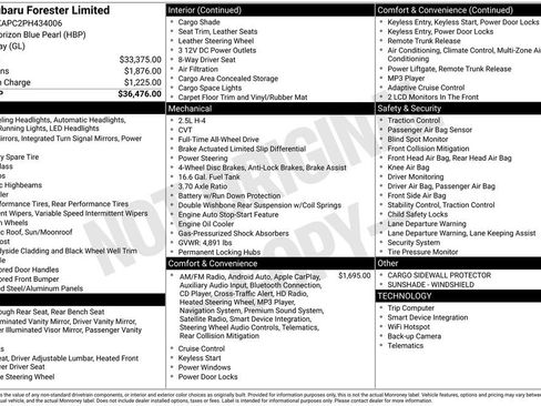 Used 2023 Subaru Forester Limited image 19