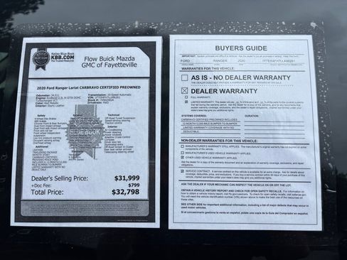 Used 2020 Ford Ranger Lariat w/ Equipment Group 501A Mid AWD/4WD image 37