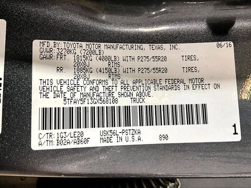 Used 2016 Toyota Tundra Platinum image 34