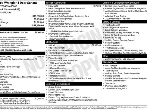 New 2025 Jeep Wrangler Unlimited Sahara AWD/4WD image 5