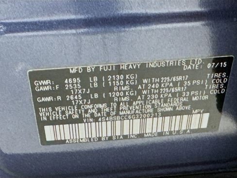 Used 2016 Subaru Outback 2.5i Premium image 38