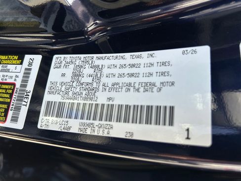 New 2026 Toyota Sequoia Capstone AWD/4WD image 34