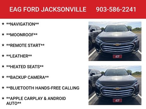 Used 2021 Chevrolet Traverse High Country w/ LPO, Floor Liner Package AWD/4WD image 2