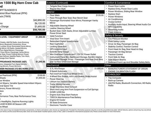 Certified 2020 RAM 1500 Big Horn AWD/4WD image 41