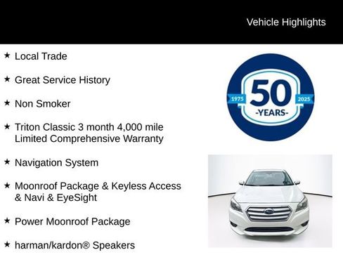 Used 2016 Subaru Legacy 2.5i Limited image 5