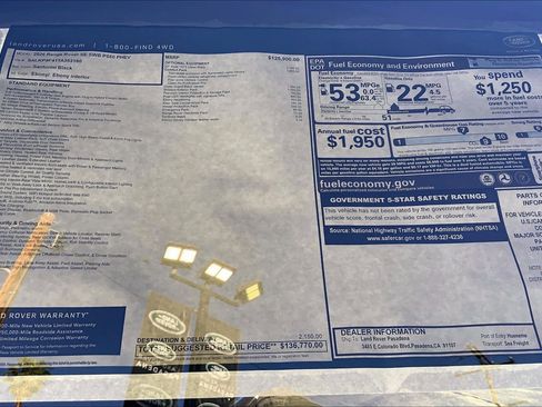 New 2026 Land Rover Range Rover SE image 18