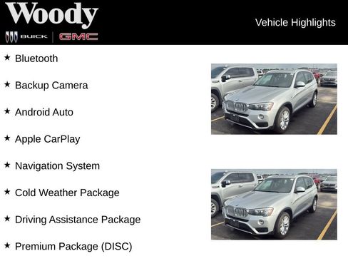 Used 2017 BMW X3 xDrive28i AWD/4WD image 3