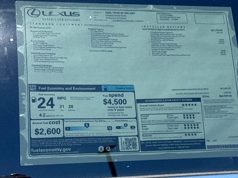 New 2026 Lexus RX 350 Premium image 29