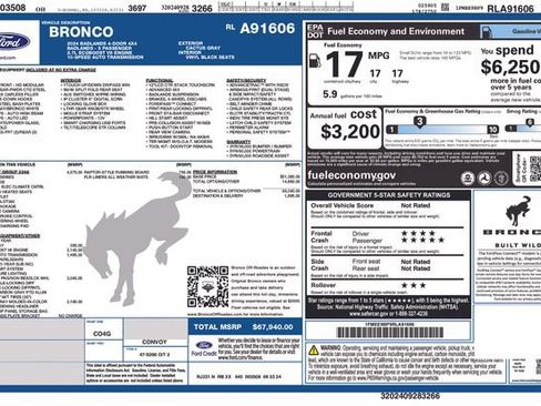 Used 2024 Ford Bronco Badlands AWD/4WD image 23
