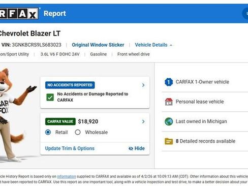 Used 2020 Chevrolet Blazer LT image 10