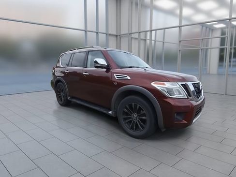 Certified 2018 Nissan Armada Platinum w/ Captain Seat Package AWD/4WD image 2