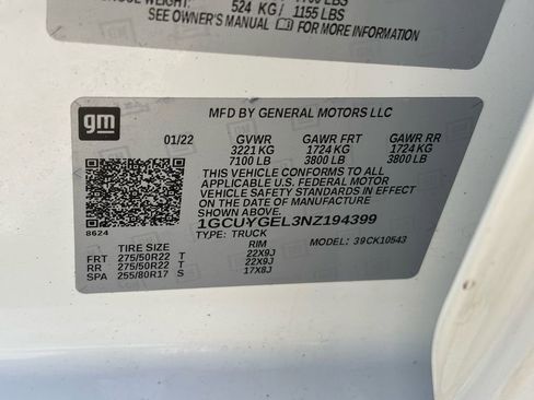 Used 2022 Chevrolet Silverado 1500 LTZ w/ LTZ Convenience Package II image 20