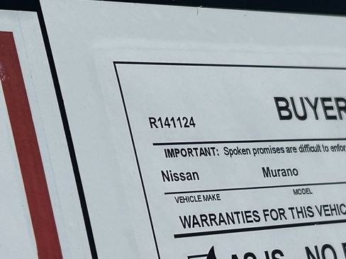 Certified 2025 Nissan Murano SV w/ Cargo Package AWD/4WD image 37