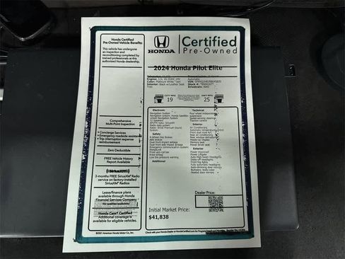 Used 2024 Honda Pilot Elite image 13