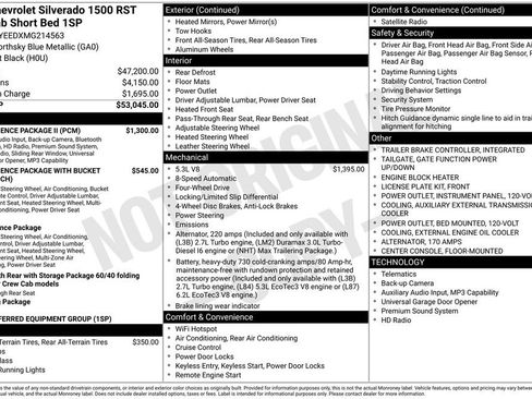 Certified 2021 Chevrolet Silverado 1500 RST w/ Convenience Package II AWD/4WD image 5