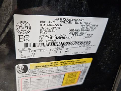 Certified 2021 Ford Expedition XLT w/ Equipment Group 202A AWD/4WD image 31