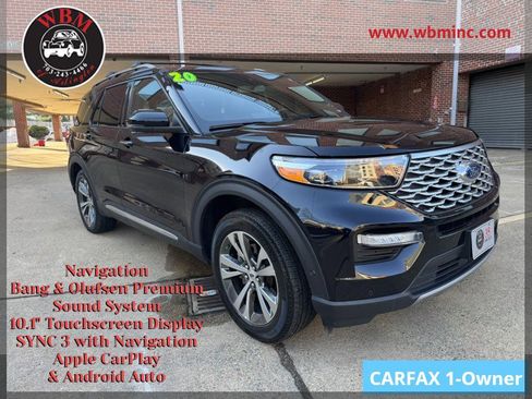 Used 2020 Ford Explorer Platinum w/ Premium Technology Package image 1