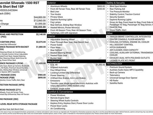 Used 2020 Chevrolet Silverado 1500 RST AWD/4WD image 38