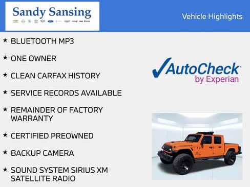 Certified 2025 Jeep Gladiator Mojave w/ Convenience Group AWD/4WD image 3