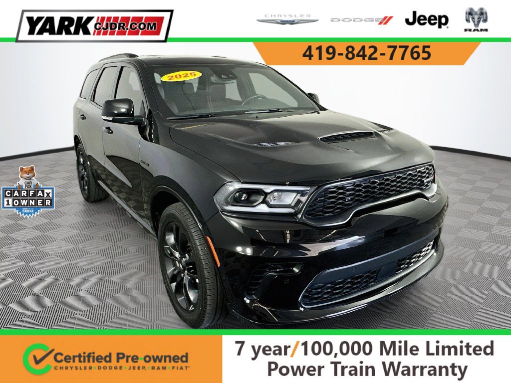 Certified 2025 Dodge Durango R/T AWD/4WD 360° Tour