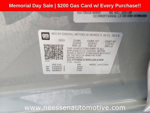 Used 2024 GMC Sierra 1500 SLE RWD image 36