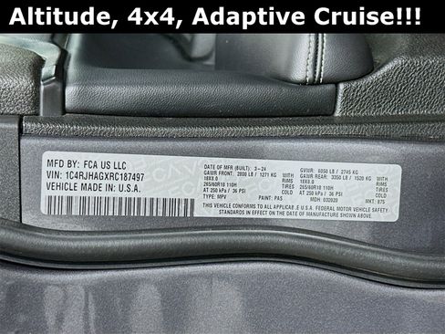 Used 2024 Jeep Grand Cherokee Altitude image 31