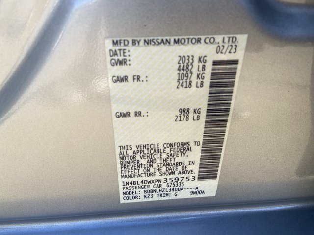 Used 2023 Nissan Altima 2.5 SV AWD/4WD image 33