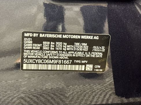 Used 2021 BMW X6 M50i w/ Executive Package AWD/4WD image 43
