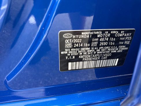 Used 2023 Genesis G70 2.0T w/ Sport Prestige Package RWD image 37